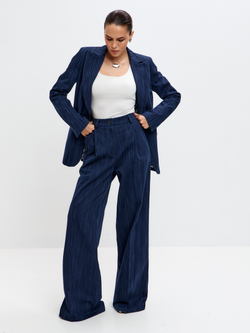 Брюки Харпер из фактурного денима