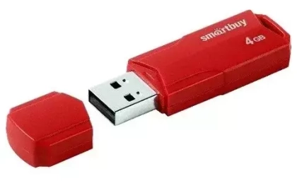 4GB USB Smartbuy Clue Red