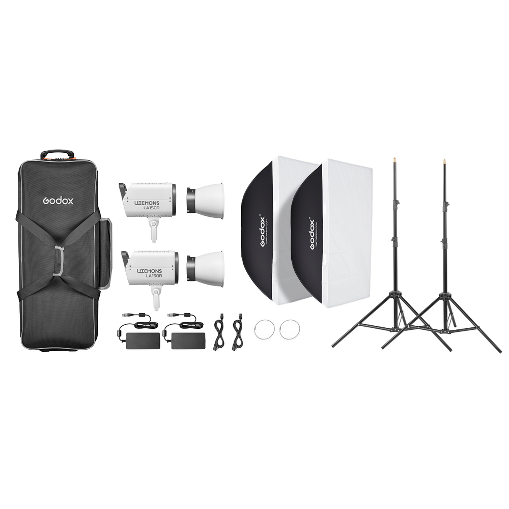 Комплект светодиодных осветителей Godox LITEMONS LA150R K2