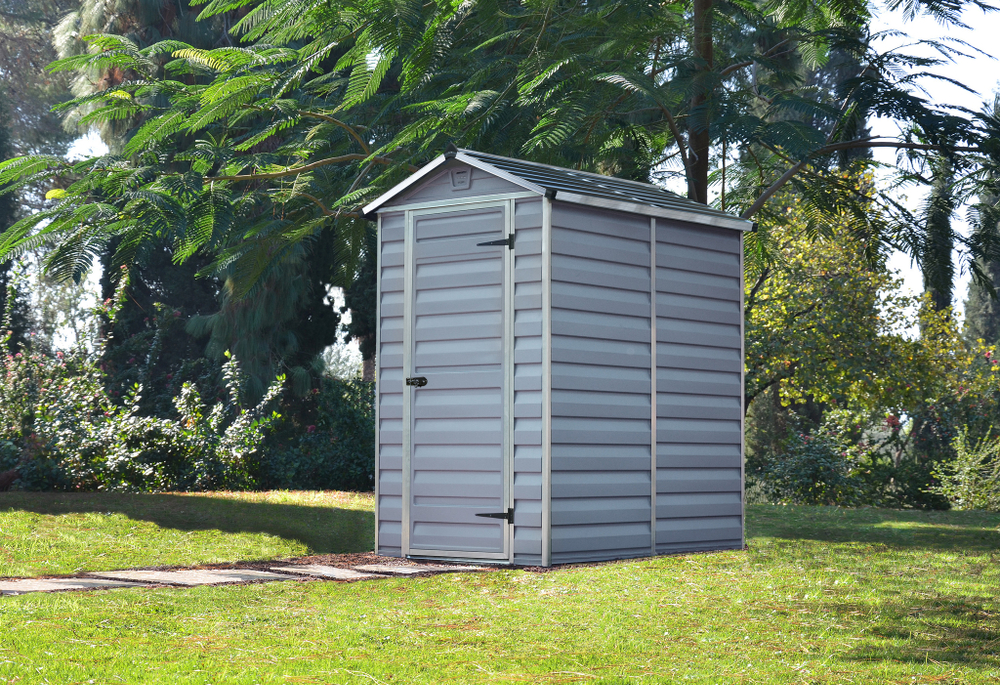 Сарай из поликарбоната Palram SkyLight 4x6 grey