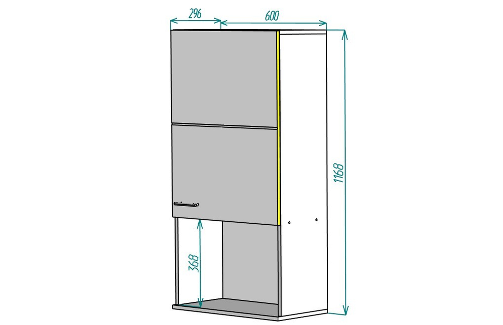 Гостиная Ноктюрн 3 МДФ (белая) 300*45*220 см, Белый, Белый Фасадный   Фиеста