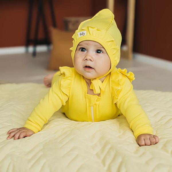 Чепчик с рюшей 