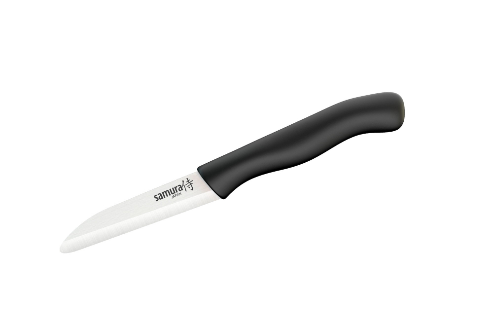 Нож керамический кухонный фрутоножик Samura Eco-Ceramic SIN-0011BL