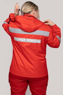 Ветровка Скорая помощь MedicLine женская цв. КРАСНЫЙ