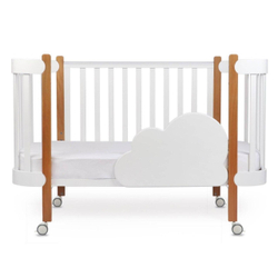 Кроватка-трансформер Happy Baby Mommy Lux, 140 х 70 см, белый