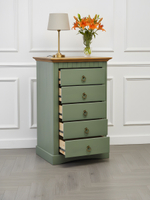 Комод Неаполь из натурального дерева с 5-ю ящиками, эвкалипт