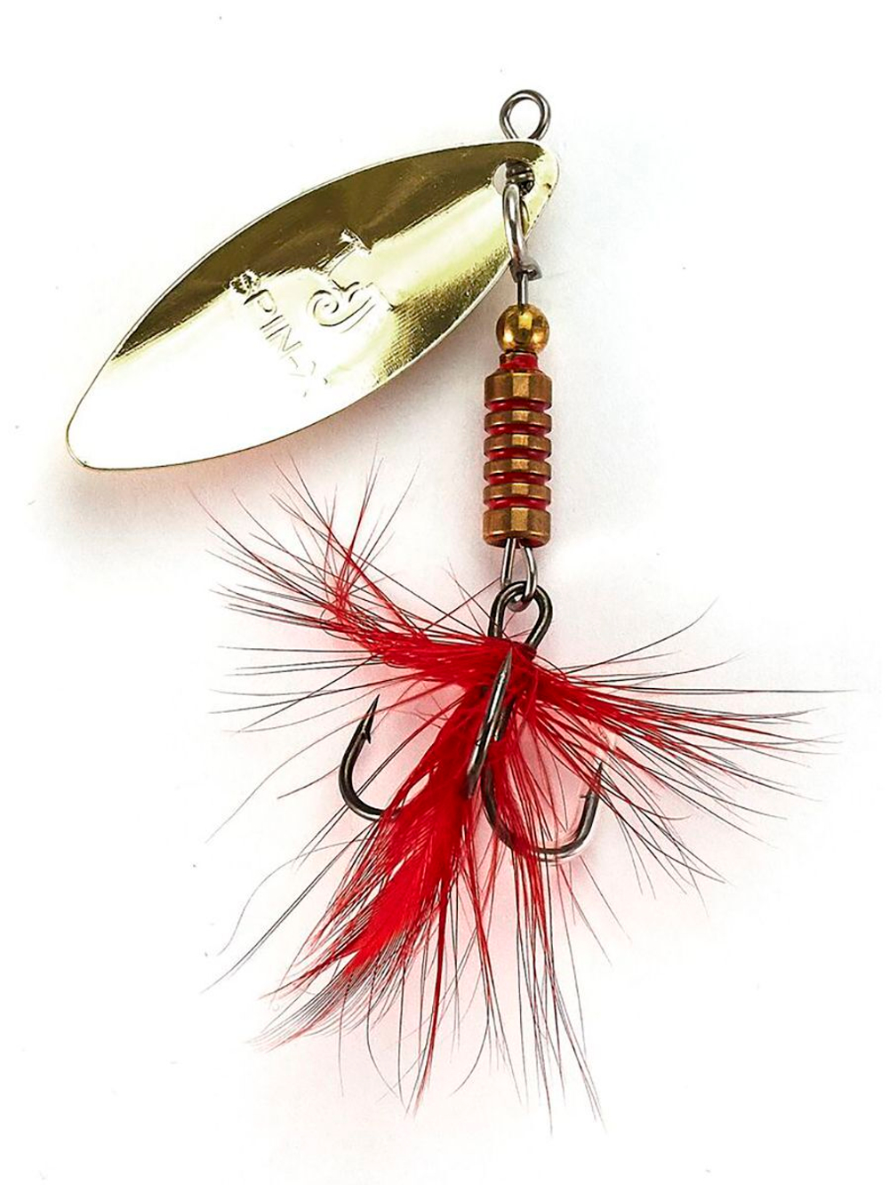 Блесна вращающаяся Lucky John SPIN X LONG 05 12,0г CR (5шт. в упк.)