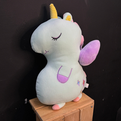 Единорог плюшевый сиреневый