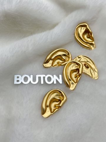 Пуговицы Скиапар. матовое золото в форме 