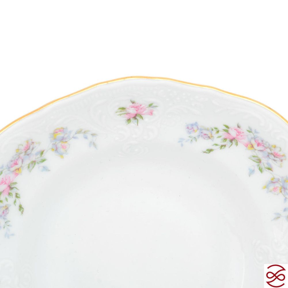 Набор салатников Bernadotte Дикая роза золото 16см (6 шт)