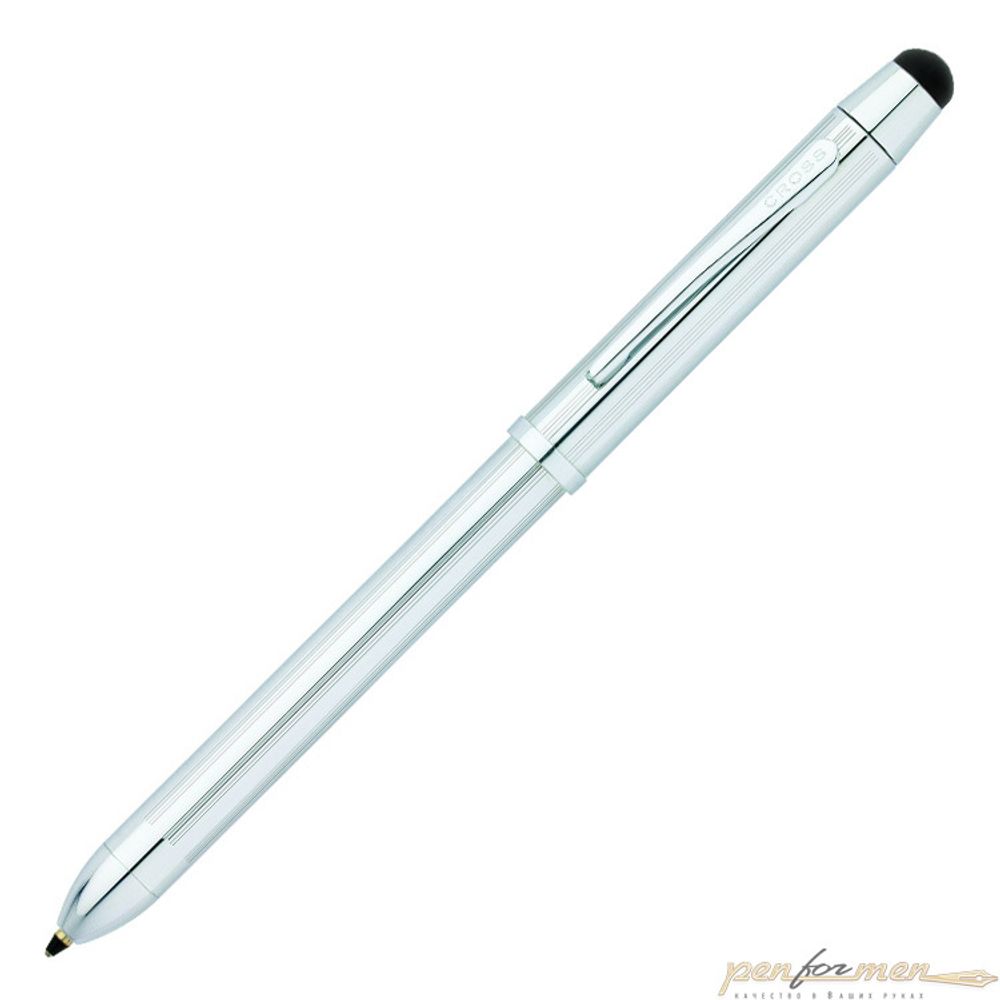 Ручка многофункциональная Cross Tech3+ хромированная (AT0090-1)