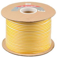 Резиновый уплотнитель самоклеящийся ЗУБР P-профиль 9 х 5.5 мм 250 м белый (40922-250)