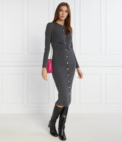 Хлопковое платье Pinko - графитовый(101926 A15S)