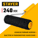 STAYER PUTTY 80 мм, 240 мм, 8 мм ручка, валик для шпатлевки, PROFESSIONAL (03642-24)