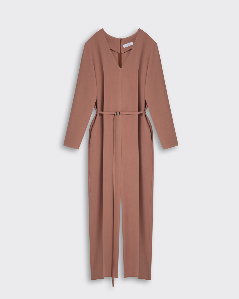 Комбинезон из вискозы Стелла Маккартни карамель