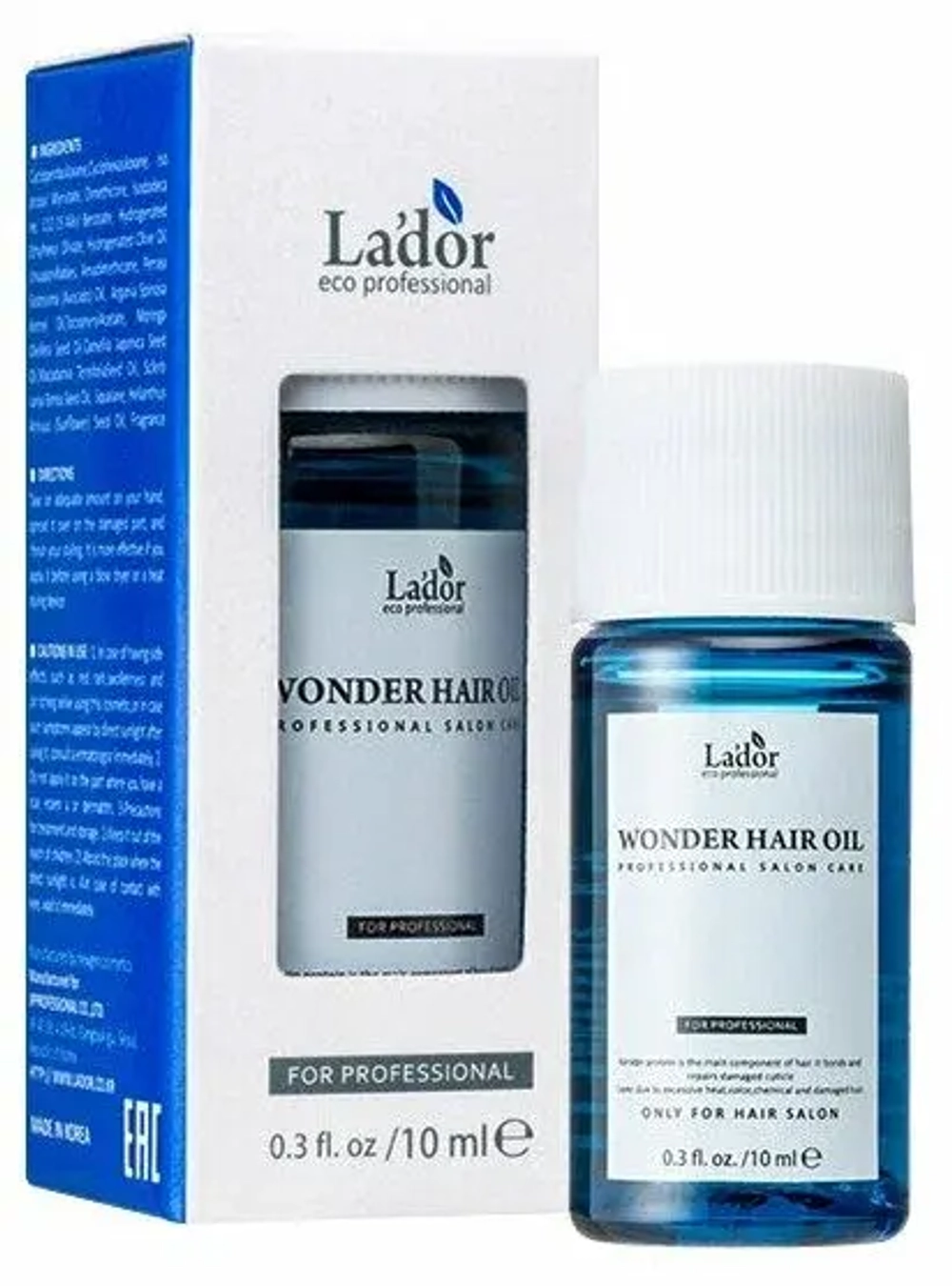 La'dor Увлажняющее масло для восстановления блеска волос -Wonder Hair Oil