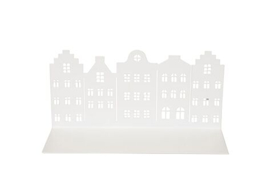 Декор "Голландские домики" белые 12х10х25см