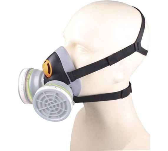 Полумаска фильтрующая Delta Plus M6400 JUPITER, черно-серый, р. S/M M6400PT