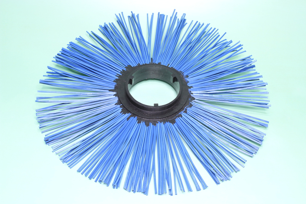 Диск щеточный б/п 120х550 синий, вторичный+первичный полипропилен 50/50 "Conductio"