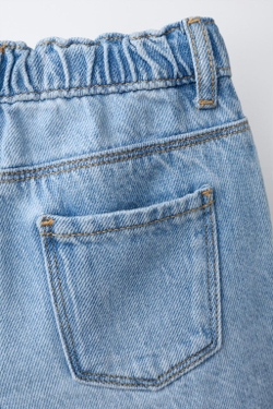 ZARA ДЖИНСОВЫЕ ШОРТЫ, ГОЛУБОЙ