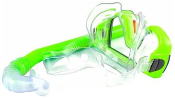 Набор маска+трубка Mares Tropika прозрачный/зеленый