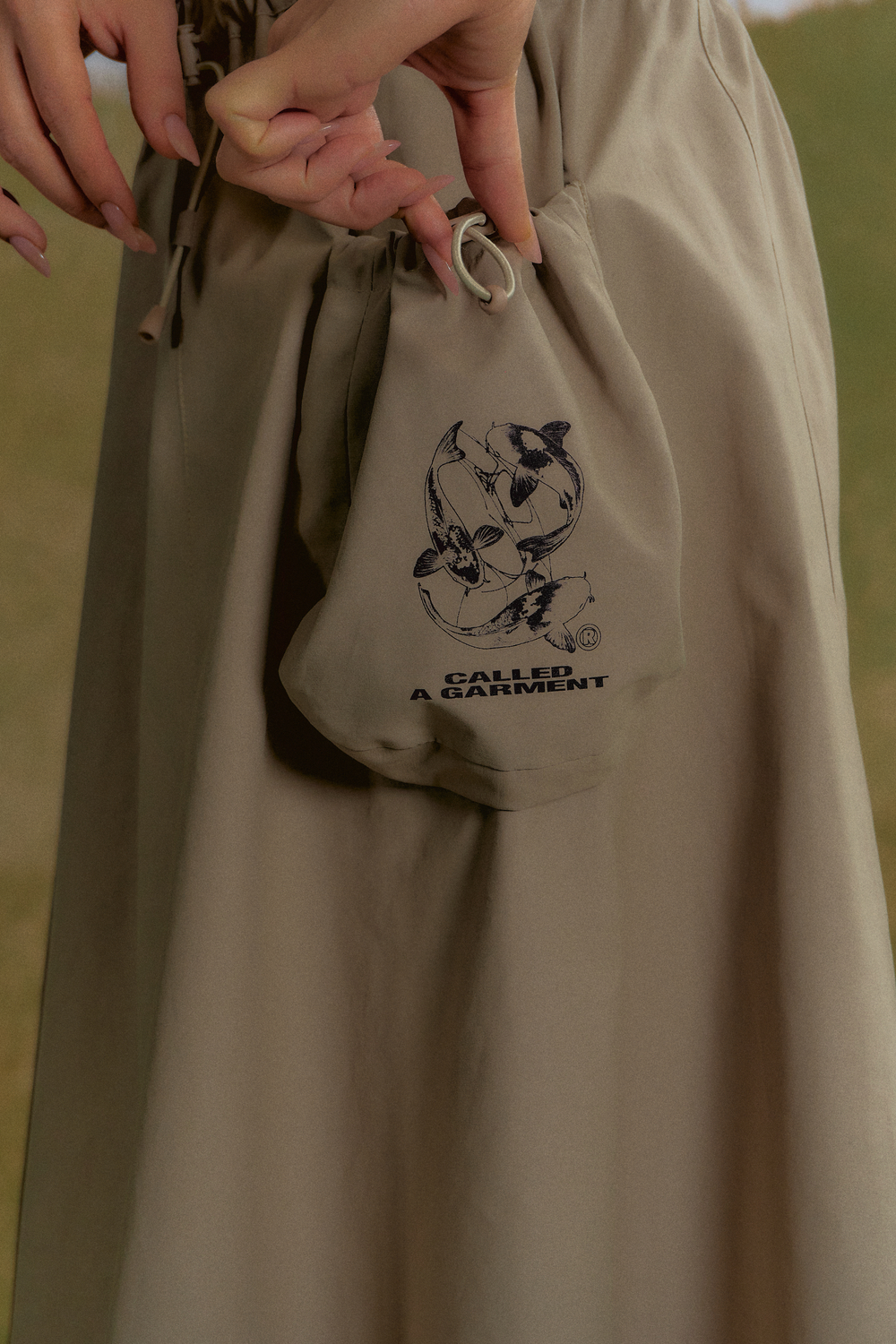 Юбка Called a Garment Niwa Skirt "White Sand"