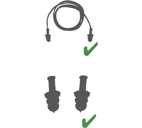 Многоразовые беруши Delta Plus 50 пар CONICFIR050OR