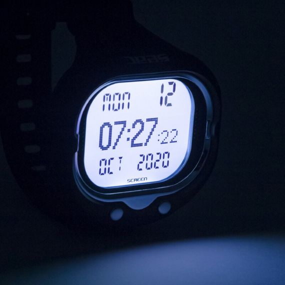 Компьютер-декомпрессиметр Seac Screen черно-белый