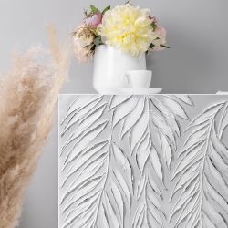 Комод Тропик Классика с 2-мя полками Айс Сильвер