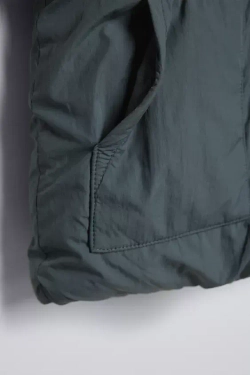 ZARA СТЕГАНАЯ КУРТКА WATER REPELLENT, СИНЕВАТЫЙ