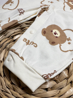 Комбинезон на кнопках Контурные Мишки