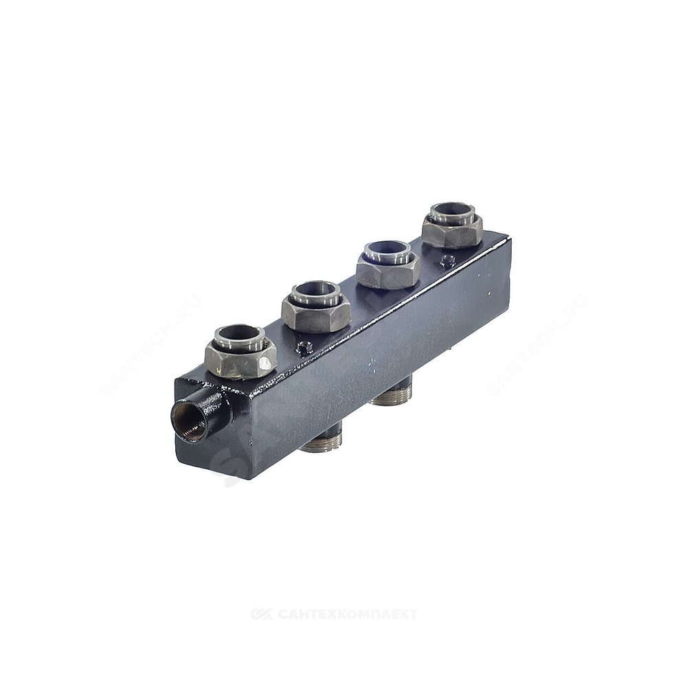 Коллектор котельной сталь до 360 кВт 1 1/2" ВР на 2 контура 1 1/2" нак/г м/о 125мм Дублер KK-40F ASKON 40F/125/40/2D