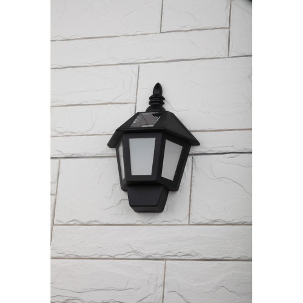 ЭРА Фасадный светильник Хром, на солнечной батарее, 3LED, 50lm | Фасадная декоративная подсветка