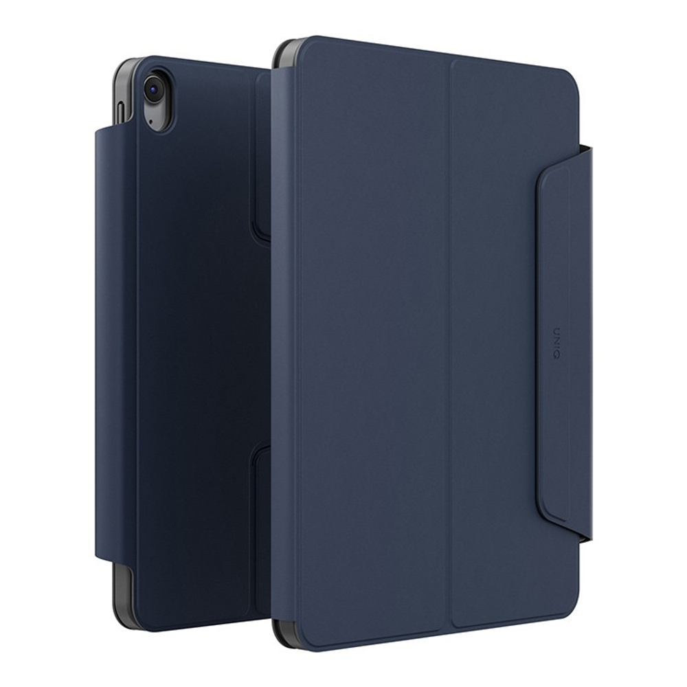 Uniq для iPad Air 11 (2024/25) чехол ROVUS SnapMount Magnetic 360 Rotating Detachable Navy Blue