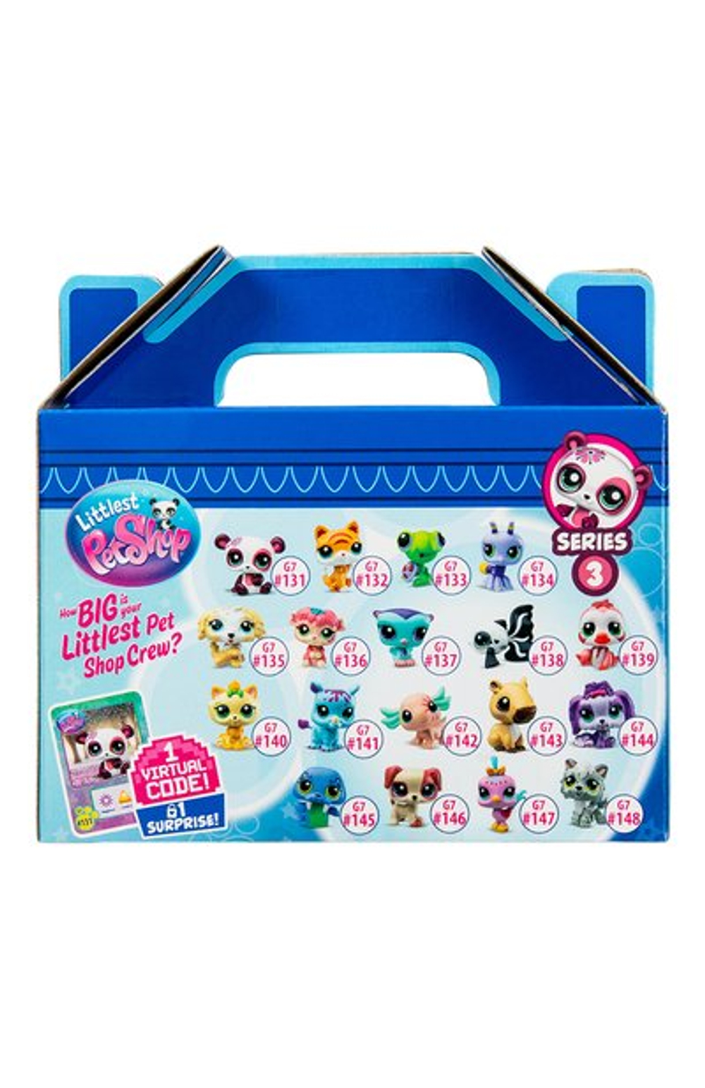 Набор Сюрприз фигурка мини-животного с аксесс