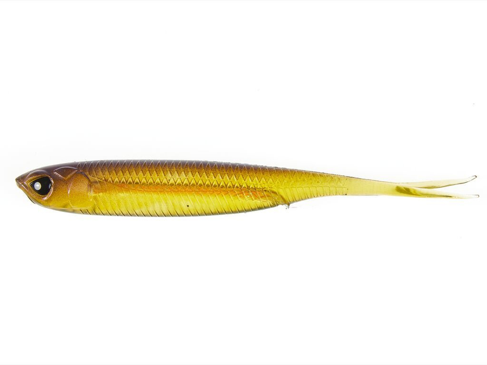 Виброхвост LJ 3D Series Makora Split Tail 5.0in (12,7 см), цвет 004, 4 шт.