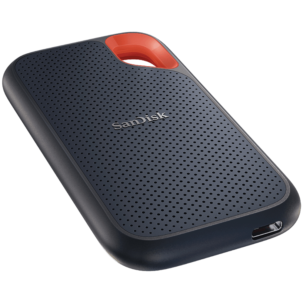 SANDISK Extreme 1TB Portable SSD - up to 1050MB/s Read and 1000MB/s Write Speeds, USB 3.2 Gen 2, 2-meter drop protection and IP55 resistance