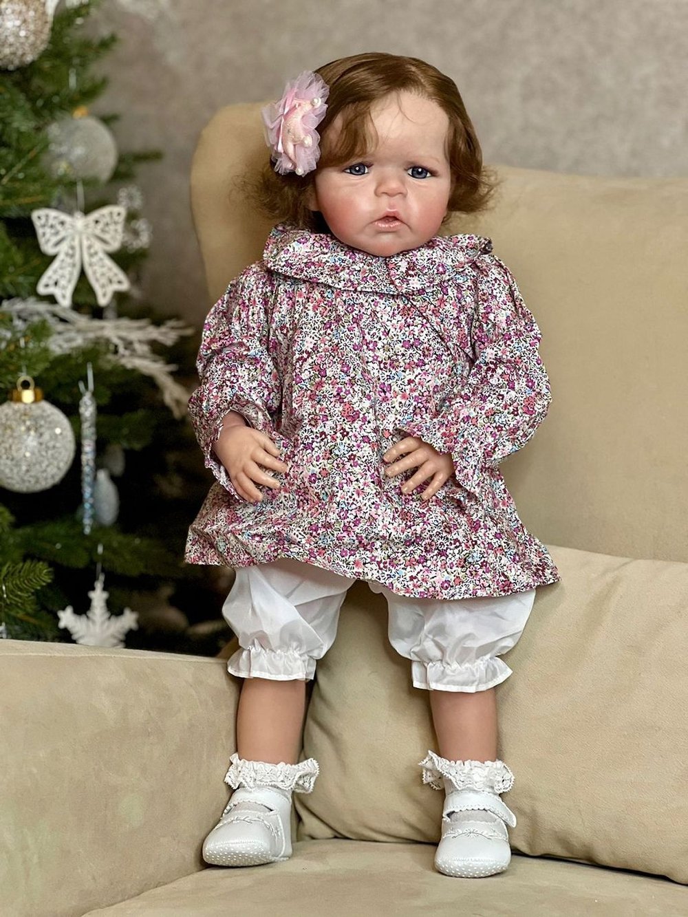 Кукла Реборн мягконабивная 60см в пакете (FA-281)