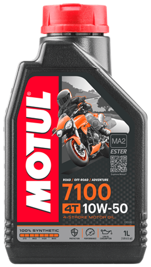 Моторное масло синтетическое MOTUL 7100 4T 10W50