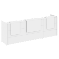 Onix Ресепшн O.R-K-14 Белый Бриллиант 3390*766*1187