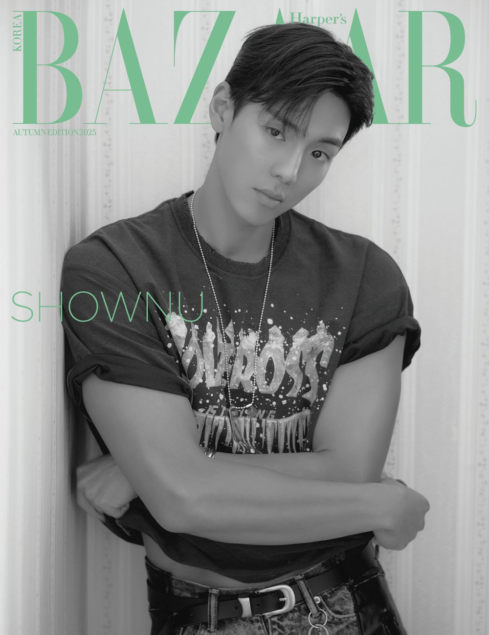 публикация BAZAAR - 2025 Autumn Edition MONSTA X SHOWNU E Type