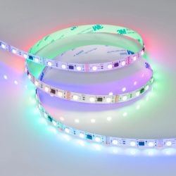 Светодиодная лента DMX-B60-10mm 12V RGB-PX3 (14 W/m, IP20, 5060, 5m) (Arlight, -) 039174