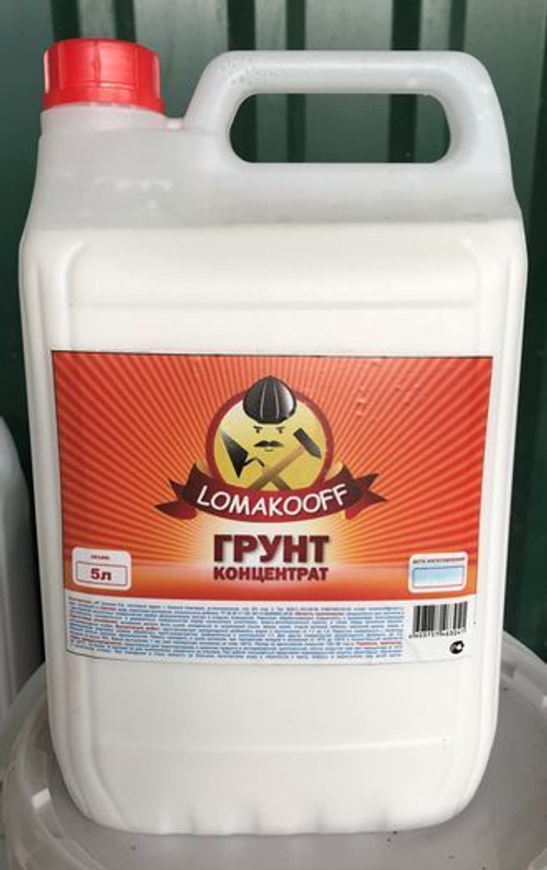 Грунтовка концентрат LOMAKOFF 5л.