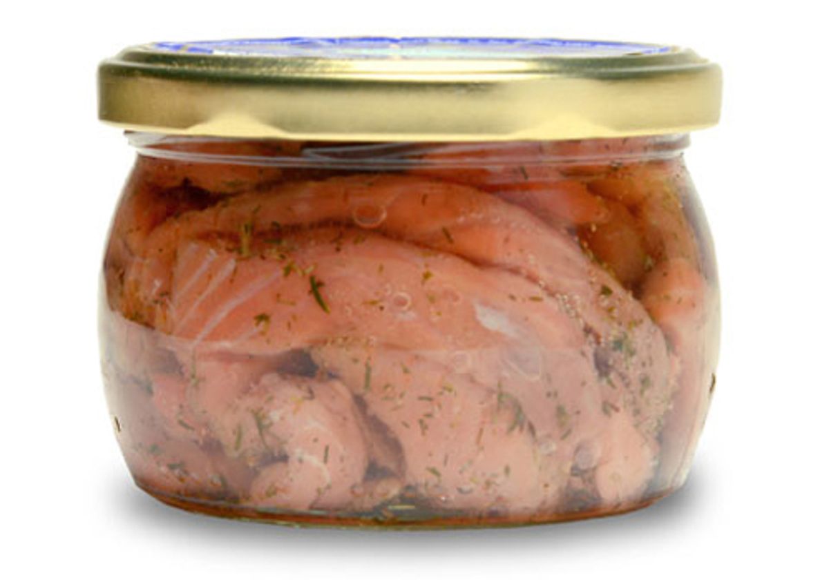 Пресервы из форели радужной в масле с укропом, 250г