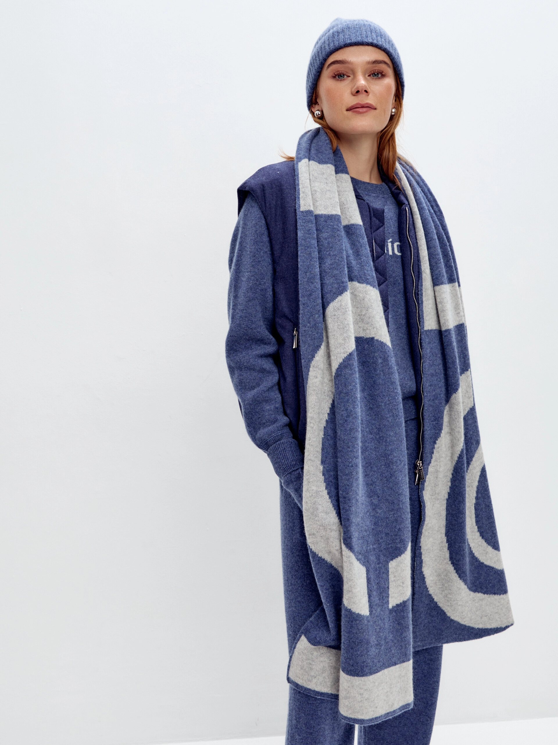 Кашемировый палантин