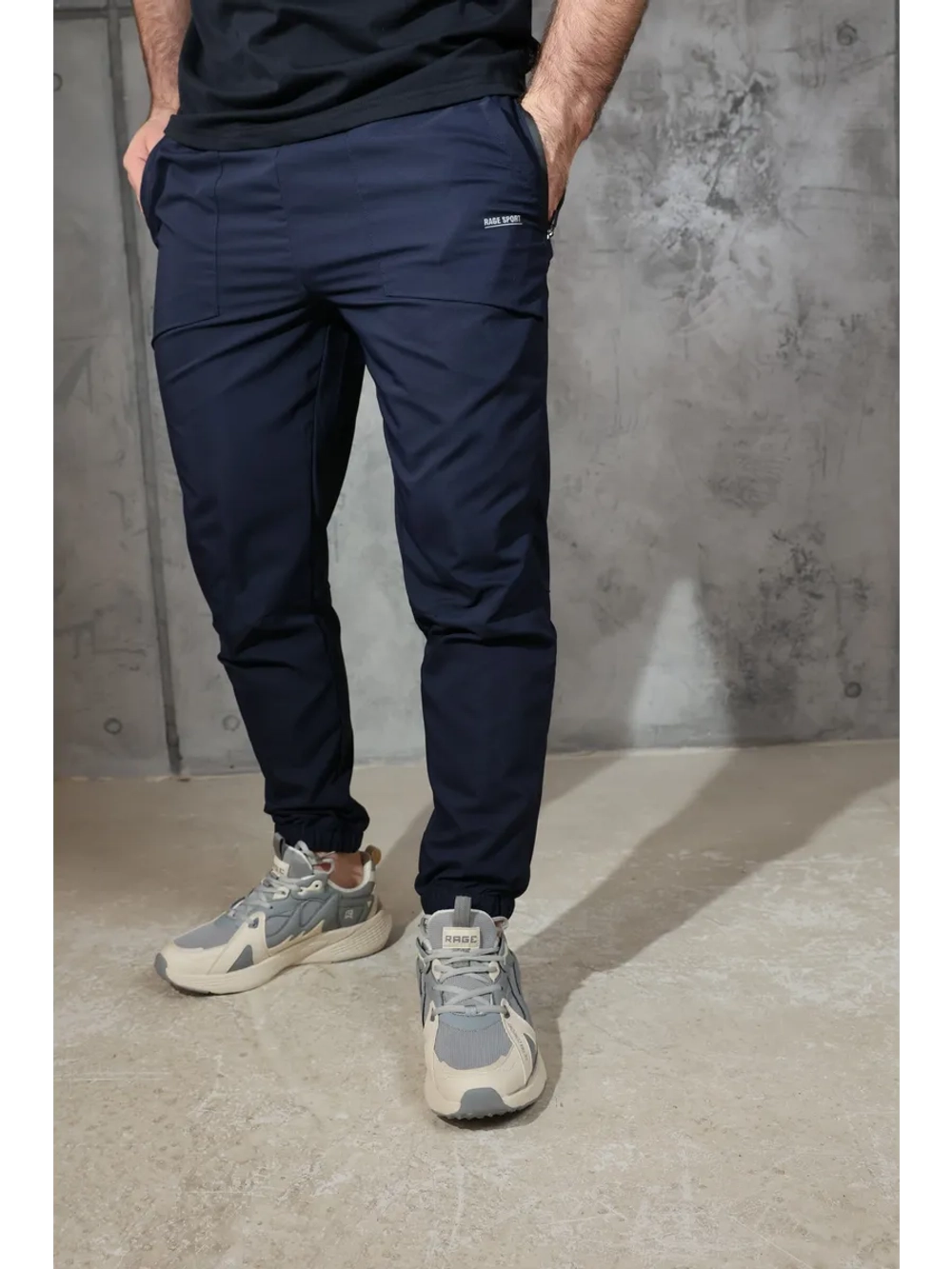 Спортивные брюки джоггеры на манжетах