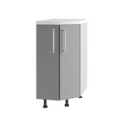 Корпус Шкаф нижний торцевой угловой 850*400 (СТ 400) (серый), ДСВ Мебель