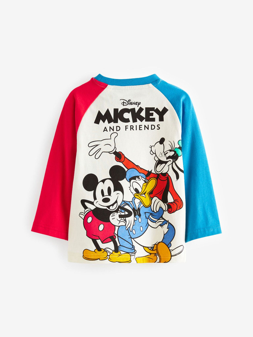 Лонгслив для мальчика Next 113-323, Молочный, Красный, Синий