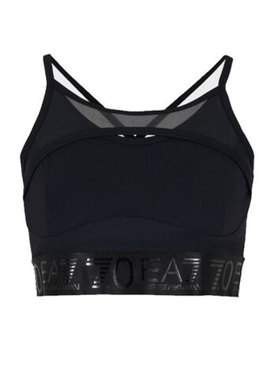 ТОП теннисный EA7 Woman Jersey Sport Bra - black