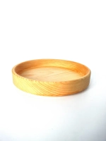 Тарелка деревянная из массива кедра